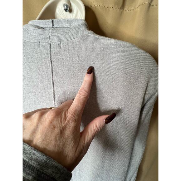 Natori Light Gray Cardigan S - Picture 7 of 8